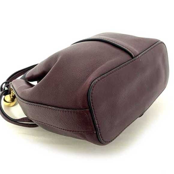 Chloé Chloe Shoulder Bag Wine Red 2way Leather Handbag Ladies - Picture 6 of 10